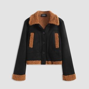 Teddy Patchy Jacket